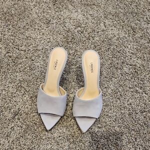 L'agenge Women's Light Gray Mules